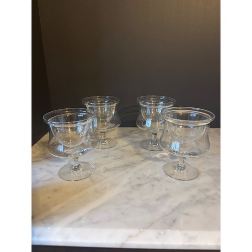 Vintage clear glass shrimp - clear,