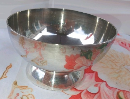 Vintage silver plated pedestal - plated,