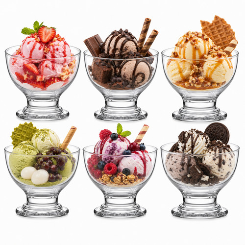 Ice cream bowls - ice,