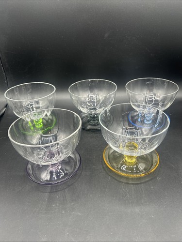 Vintage footed coupe glass - vintage,