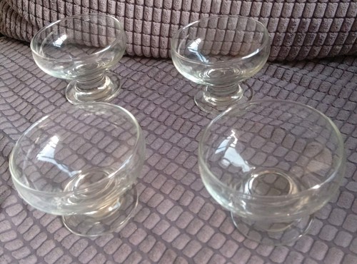 Vintage clear plain glass - clear,