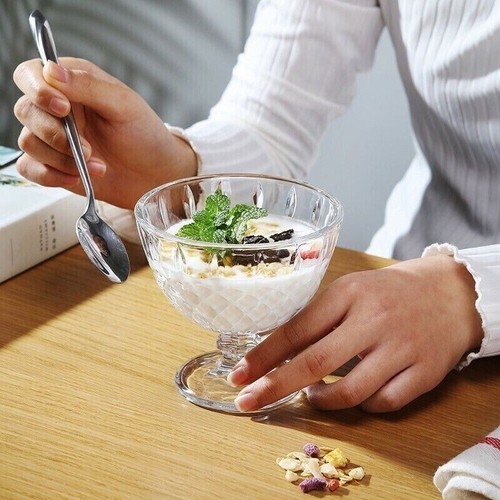 6pc glass dessert - 6pc,