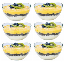 Glass Dessert Bowls Prawn