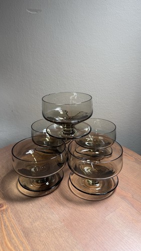 Set hand blown glass - set, 6