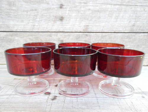 Vintage french ruby red - 6,
