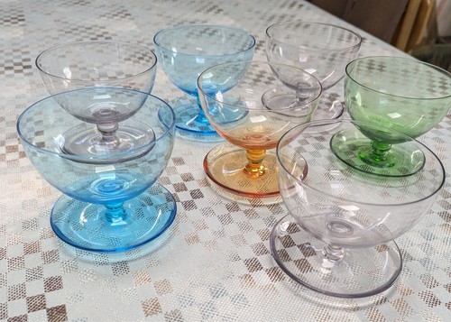 Vintage multi coloured - , glass