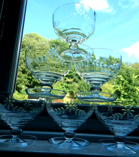Glass dessert bowls - bowls, optical