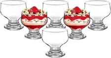 6Pc Ice Cream Bowls Sundae Set