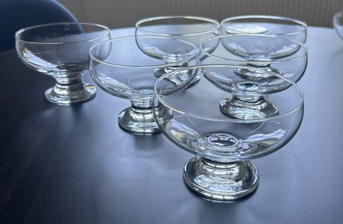 Vintage glass footed - 6,