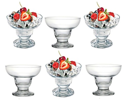 Ice cream bowls sundae - 6x,